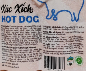 Xúc xích Hotdog (250gr)